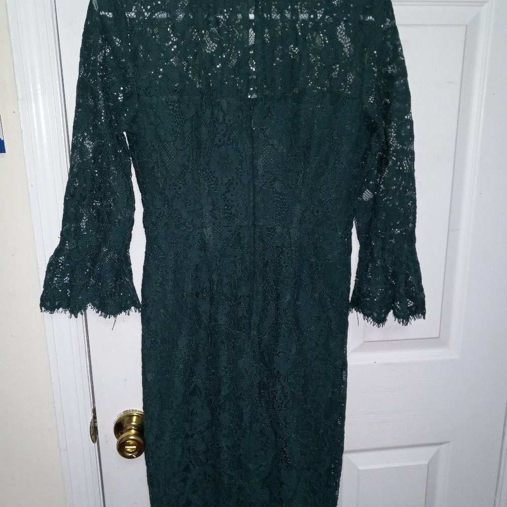 Eva mendes Green party dress